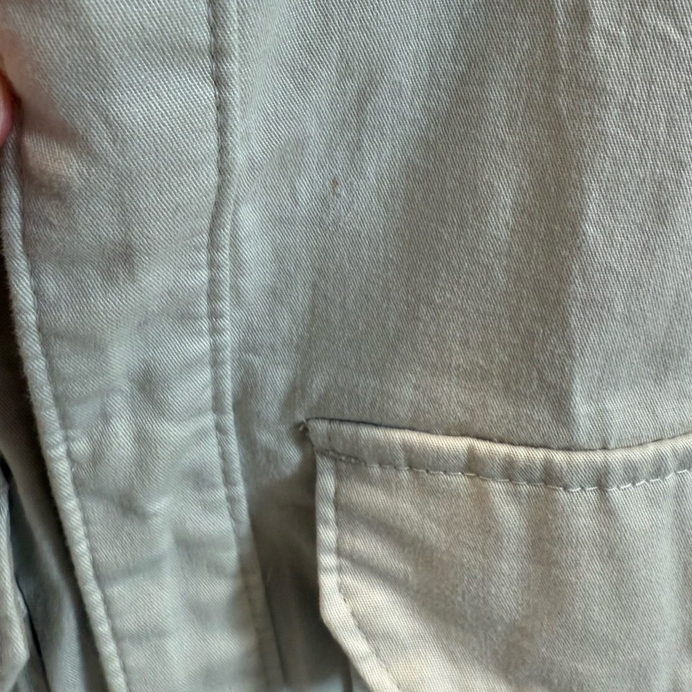 Abercrombie & Fitch cream shirt jacket - Picture 4 of 8